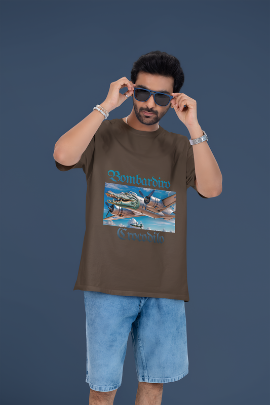 Bombardino Crocodilo Oversized TShirt