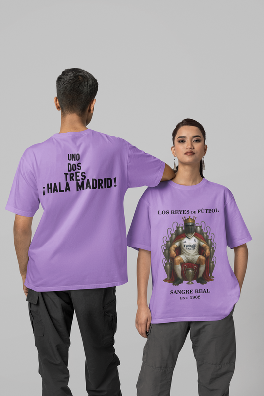real madrid oversized tshirt for him and her