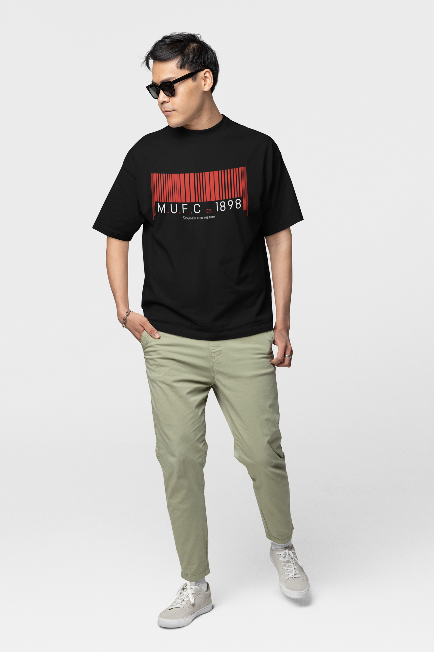 Man U oversized tshirt black