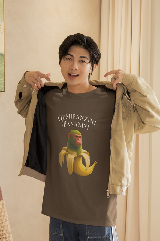 chimpanzini bananini oversized tshirt