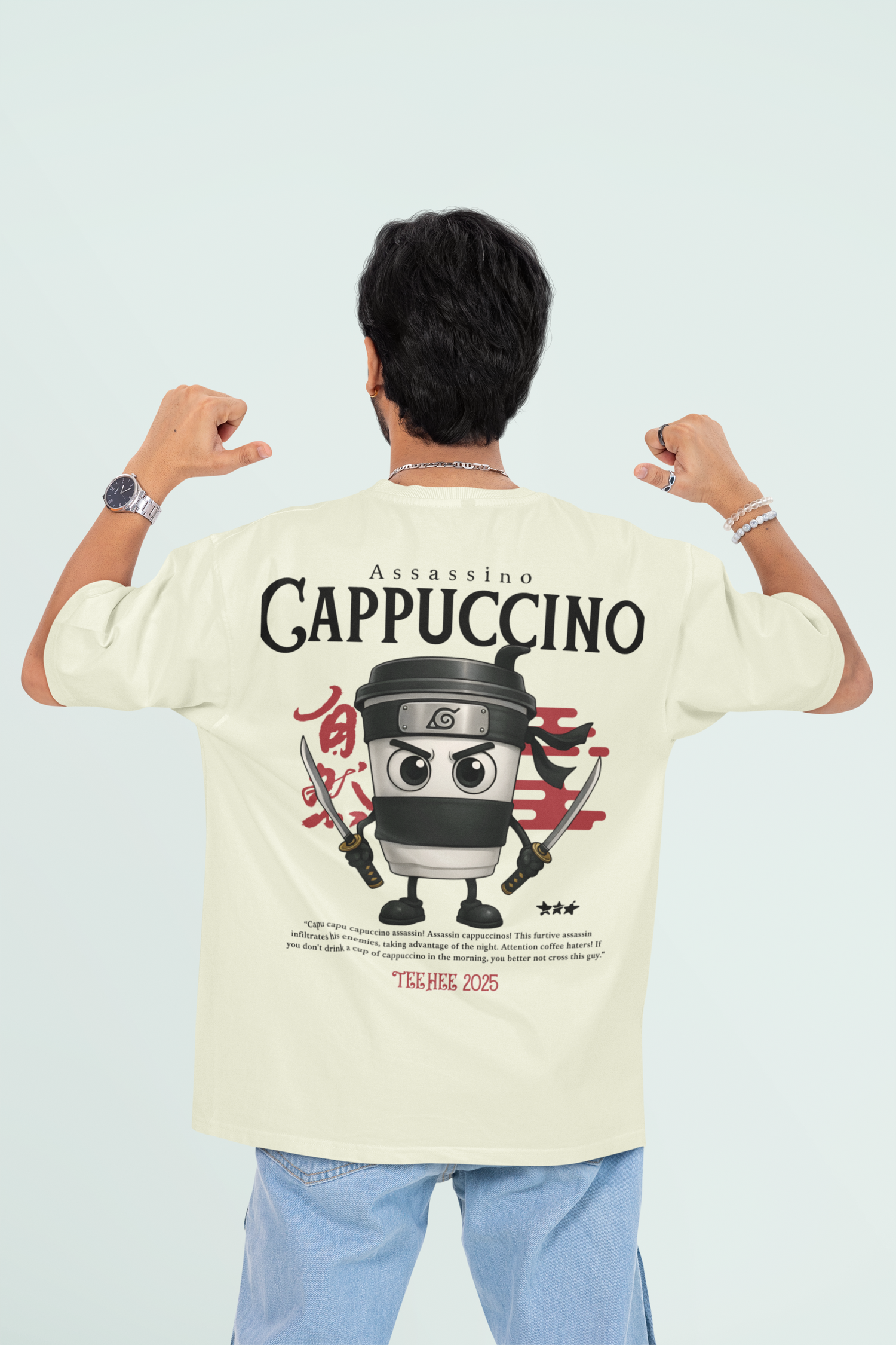 Assassino Cappuccino Oversized TShirt