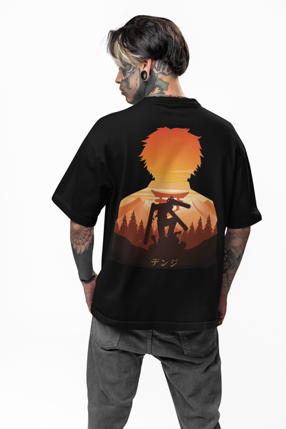 Chainsawman- Denji- Pochita- Oversized fit