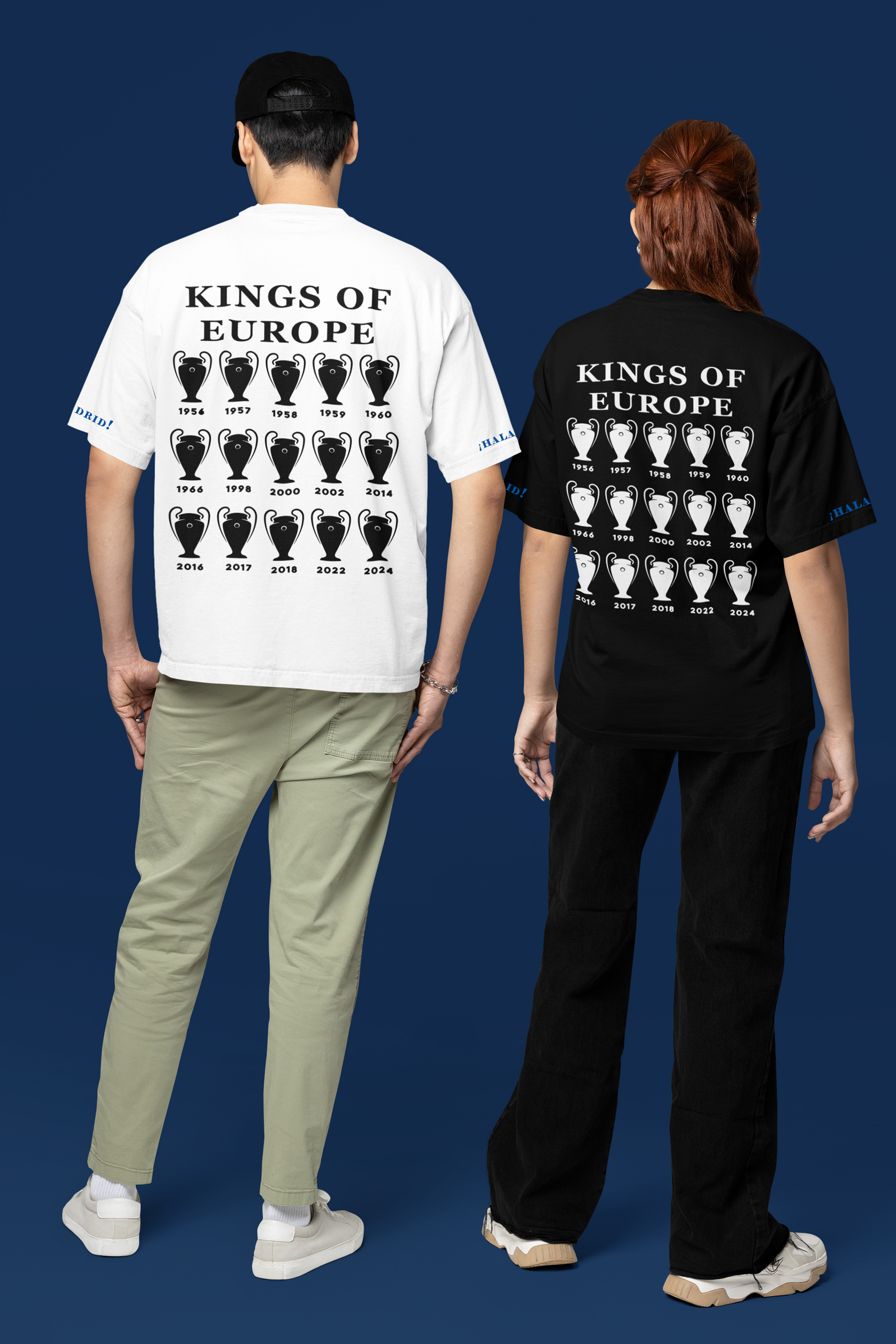real madrid tshirts for him and her